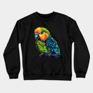 Parakeet Smiling Crewneck Sweatshirt